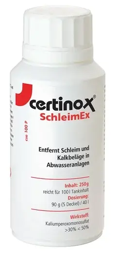 Tankreiniger certinox SchleimEx 100 p 250 g Pulver Ausverkauf