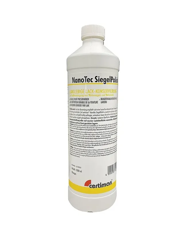 NanoTec Siegel Polish Certiman Inhalt 1 l Abverkauf