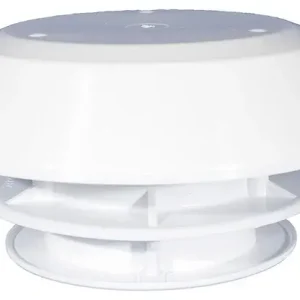 Dachlüfter mit Schlauch- anschluss 80 mm für Dunstabzug weiß Neu Im Sortiment