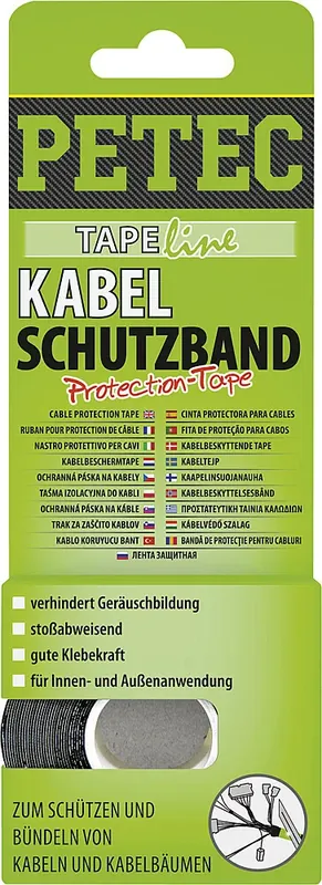 Kabelschutzband Petec Protection-Tape 10 m x 19 mm Versand Am Gleichen Tag