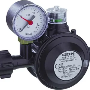 Niederdruckregler GOK Typ EN61-DS PS 16 bar 50 mbar 1,5 kg/h KLF x G 1/4 LH-KN Sale