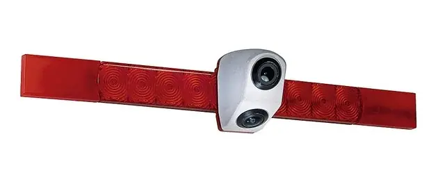 Neuheit Rückfahrkamera caratec Safety CS112TBLA Twin-Kamera mit dritter Bremsleuchte