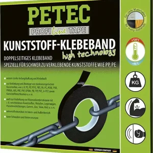 Sonderangebot Kuntstoff-Klebeband Petec 10 m x 19 x 1,1 mm