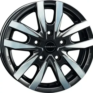 Leichtmetallfelge BORBET CW5 6,5 x 16 Zoll mistral anthracite polished glossy Saisonangebot