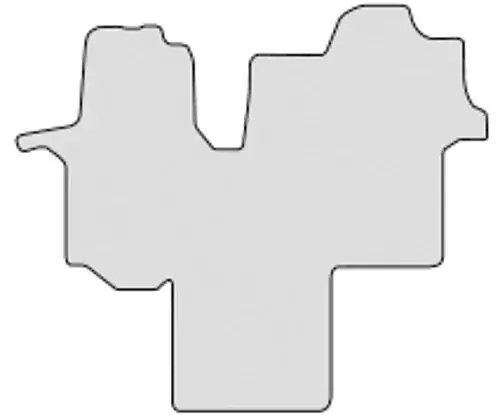 Fahrzeugmatten Nadelfilz ART passend f. VW Crafter/MAN TGE ab 6/2017 Markenprodukt