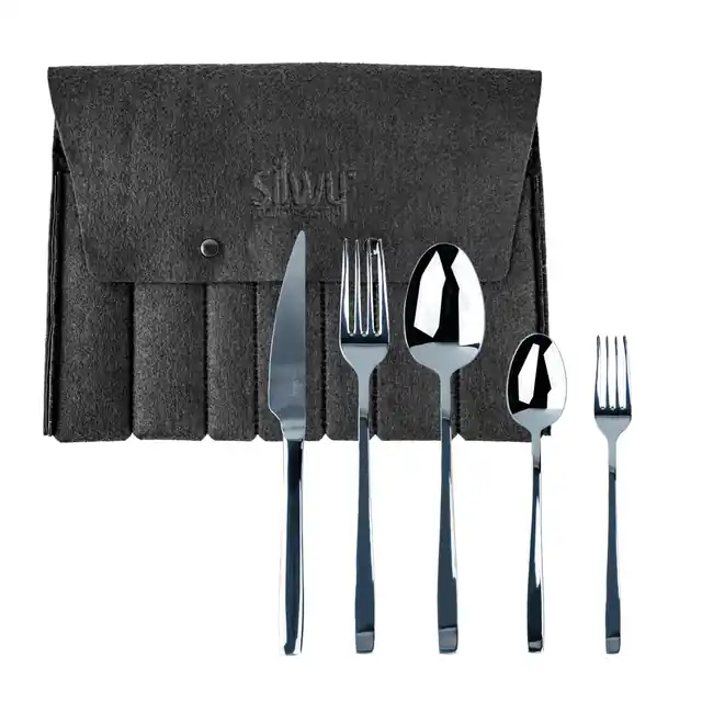Reisebesteck Set silber Markenprodukt