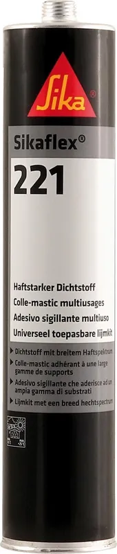 Sikaflex 221, Inhalt 300 ml Farbe stahlgrau Expressversand