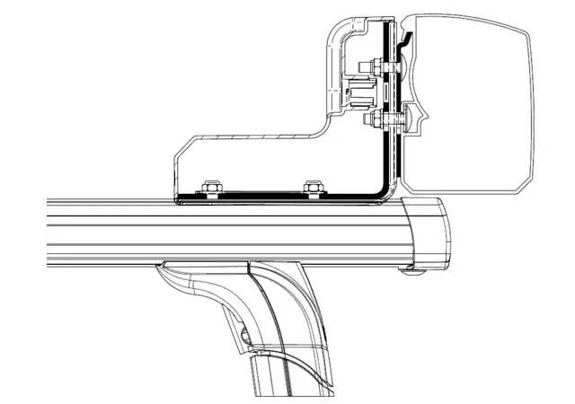 Adapter THULE zu Wandmarkise Omnistor 3200 Roof Rack Direktkauf