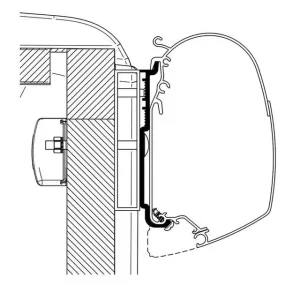 Adapter Thule passend für Carado Sunlight Set für Wandmontage Neue Ware
