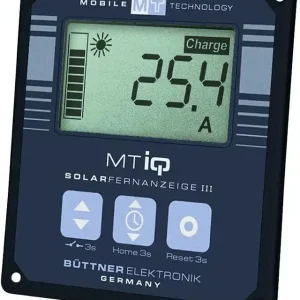 Solar-Fernanzeige Büttner MT III für Solarregler Farbe schwarz Highlight