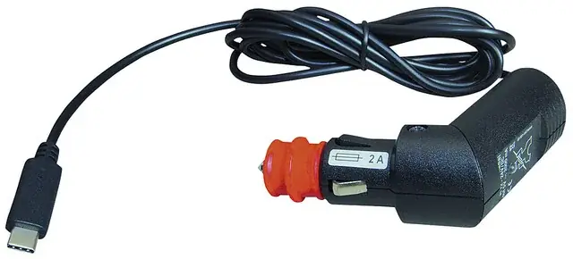 Markenprodukt Ladekabel Kfz Pro Car mit USB – C Stecker 12 – 24 V Kabellänge 1,8 m