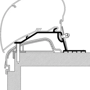 Caravan Roof Adapter THULE passend für Hobby Premium & Ontour für Dachmontage Direkt Vom Hersteller
