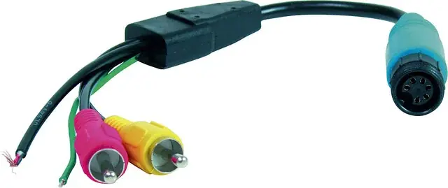 Monitor Adapter Caratec 6-pol. Schraubkupplung auf Cinch Stecker Jetzt Bestellen