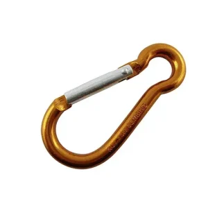 Karabinerhaken Heusser product Alu Farbe orange Inhalt 2 Stück Abverkauf