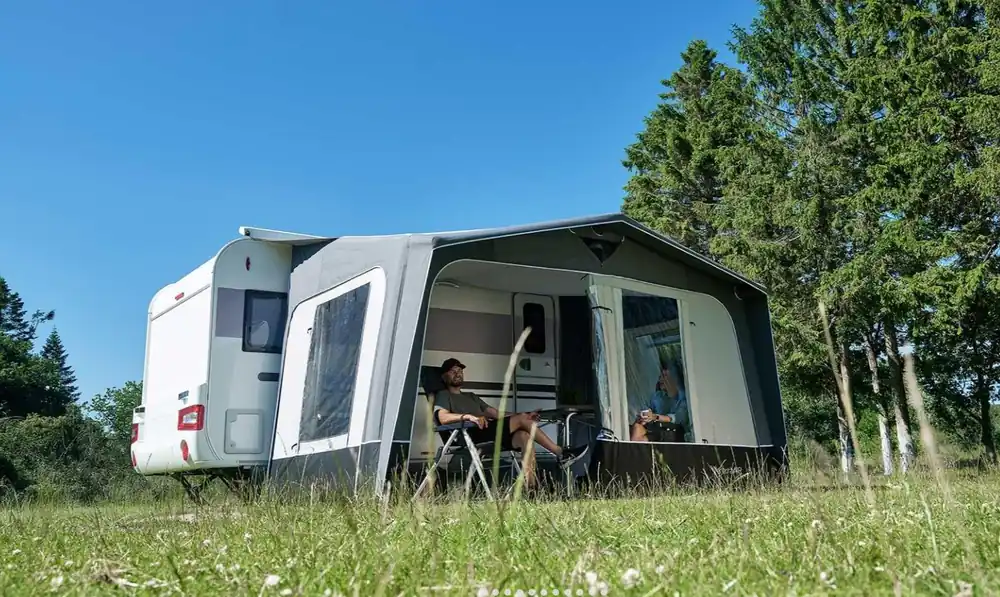 Direkt Vom Hersteller Ventura AIR Aura 400 – Flexibles Luft-Teilvorzelt für Wohnwagen