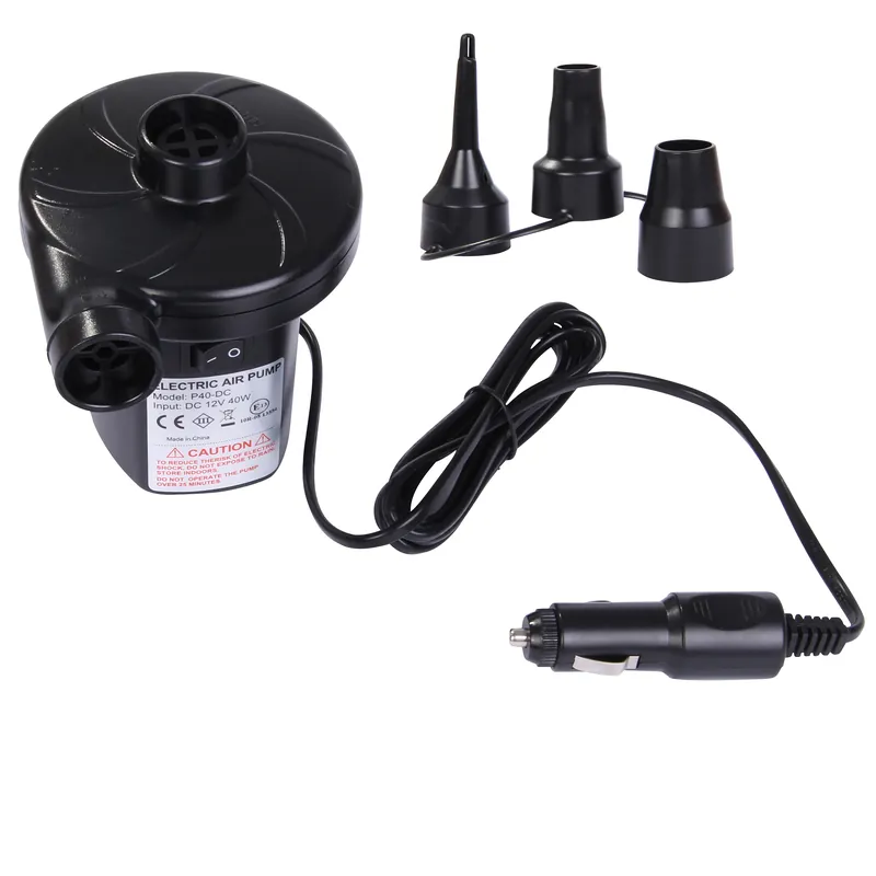 Blueborn Elektro Luftpumpe P40 elektrische 12V Pumpe 40W Kompressor 3 Luftdüsen 240 L/min 0,48 PSI Top-Preis