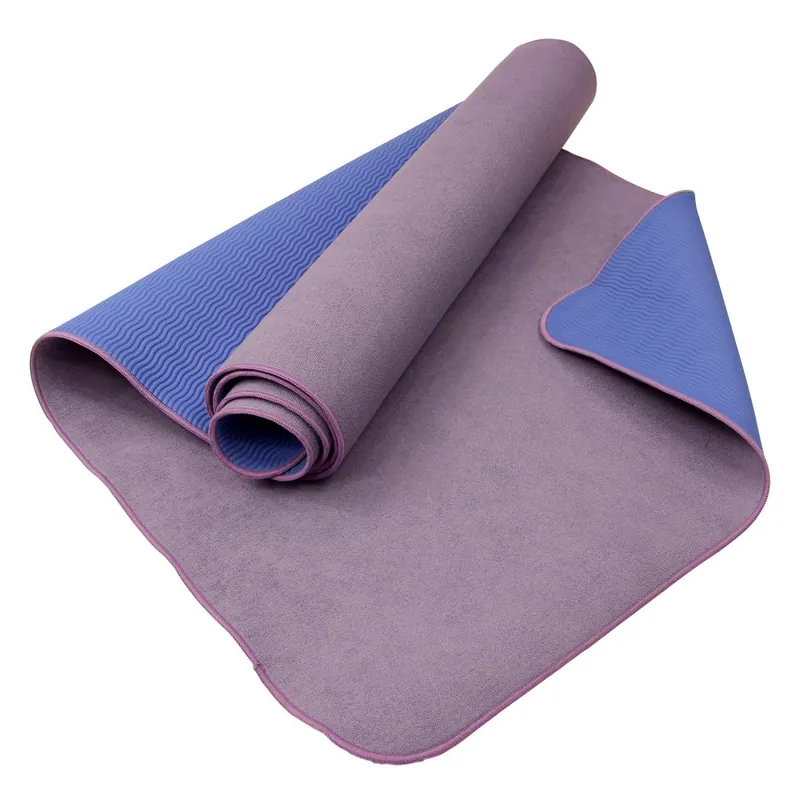 Highlight Carnegie Yoga Handtuch Matte 175x60 rutschfeste Yogamatte Mikrofaser Oberfläche, Pilates & Fitness