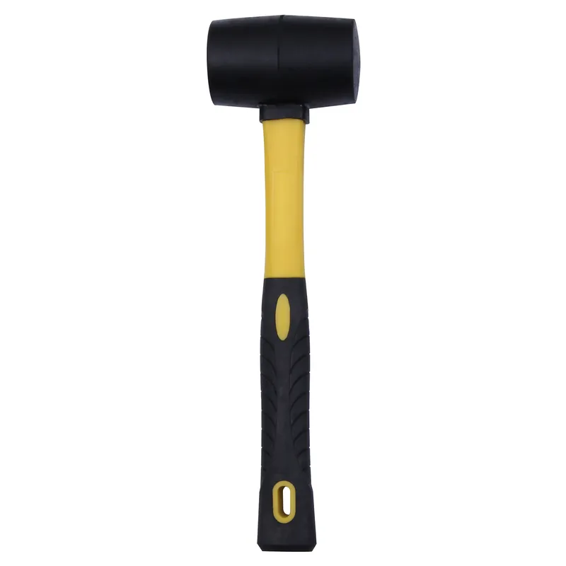 10T Camp Mallet 8OZ Campinghammer Gummihammer mit Fiberglas-Stiel Schonhammer 45mm Kopfdurchmesser Garantierte Lieferung