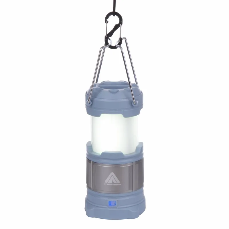 10T CPL 185 - Camping-Lampe 185 Lumen | inkl. 4800mAH Power Bank | 15 LEDs | 360g | Laterne | blau Saisonangebot