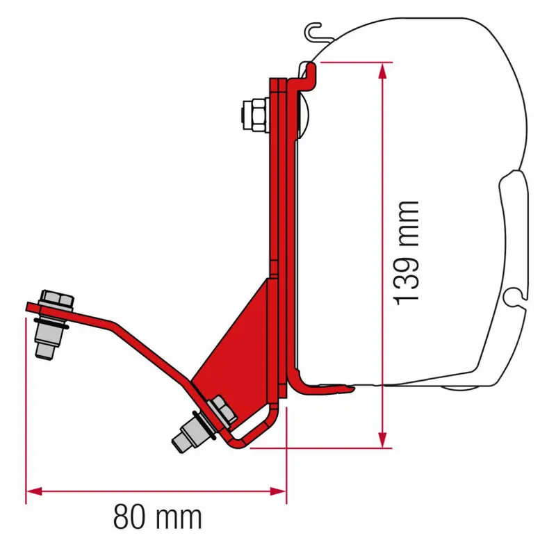 Preiswert Fiamma Kit Fiat Ducato Hymercar, Pössl H2 mit Aufstelldach für F45, F45 L, Zip