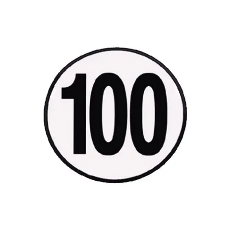 menbaa Geschwindigkeitsbegrenzungsschild 100 km/h Direktkauf