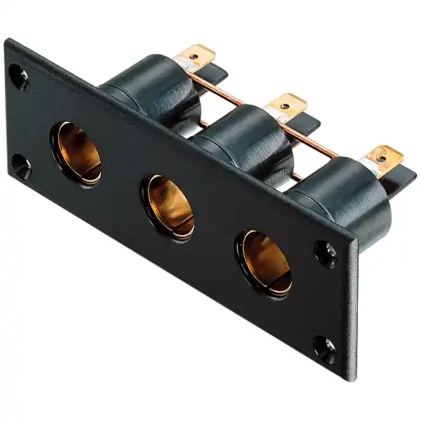 Expressversand Procar Einbausteckdose 3-fach