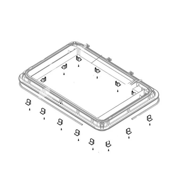 Preisreduziert Dometic Montageset Midi Heki/Style für Dachstärke 35-42 mm (Nr. ZUB 1378)