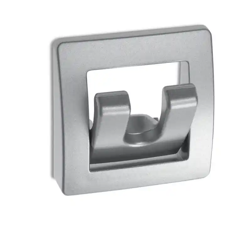 Angebot Fawo Garderobenhalter mit 2 Haken, silber matt