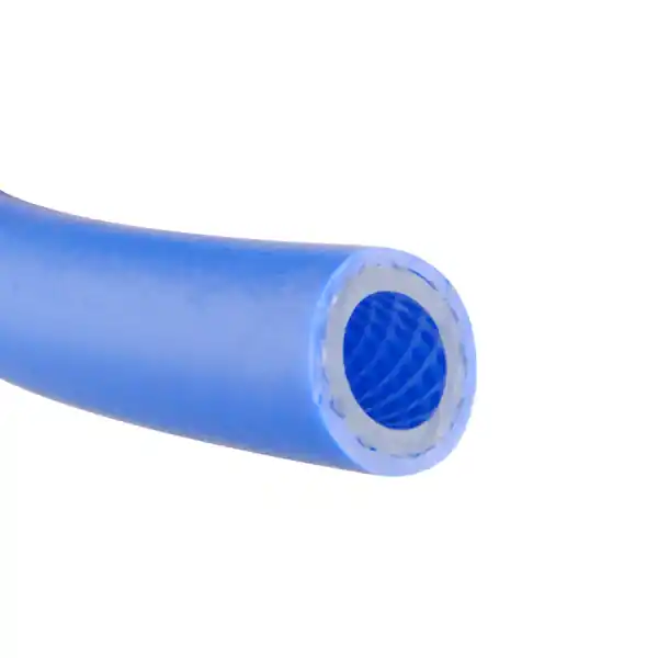 PVC Heißwasserschlauch Ø 10 x 3 mm, blau - Meterware Direktkauf