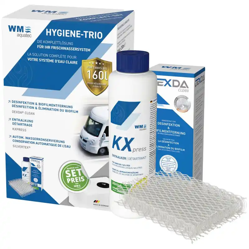 WM aquatec Hygiene-Trio für Tanks bis 160 l Angebot