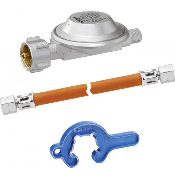 GOK Regler-Schlauch-Set, 50 mbar, Schlauch 40 cm Neuheit