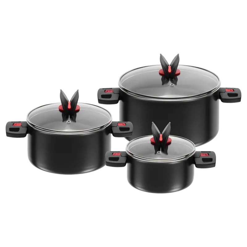 Neu Im Sortiment Ballarini Topfset 3-teilig mit Deckel