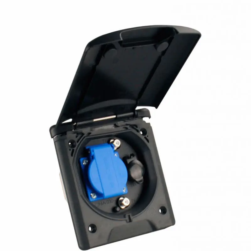Saisonangebot ABL Universal-Vorzeltsteckdose, schwarz