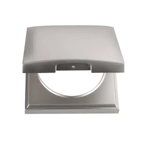 Must-Have Berker Integro Flow Rahmen mit Klappdeckel, chrom matt