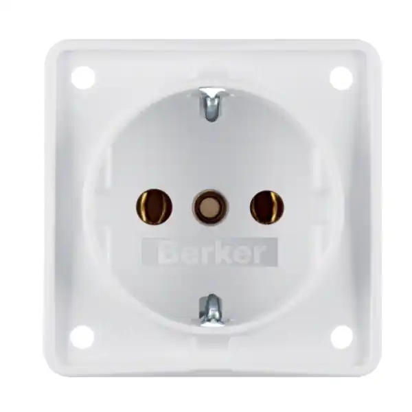 Sonderangebot Berker Integro Steckdose Schuko, weiß