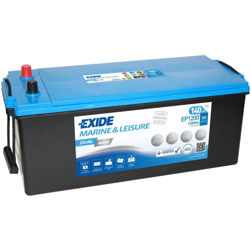 Solange Der Vorrat Reicht Exide Dual AGM EP 1200 - 140 Ah