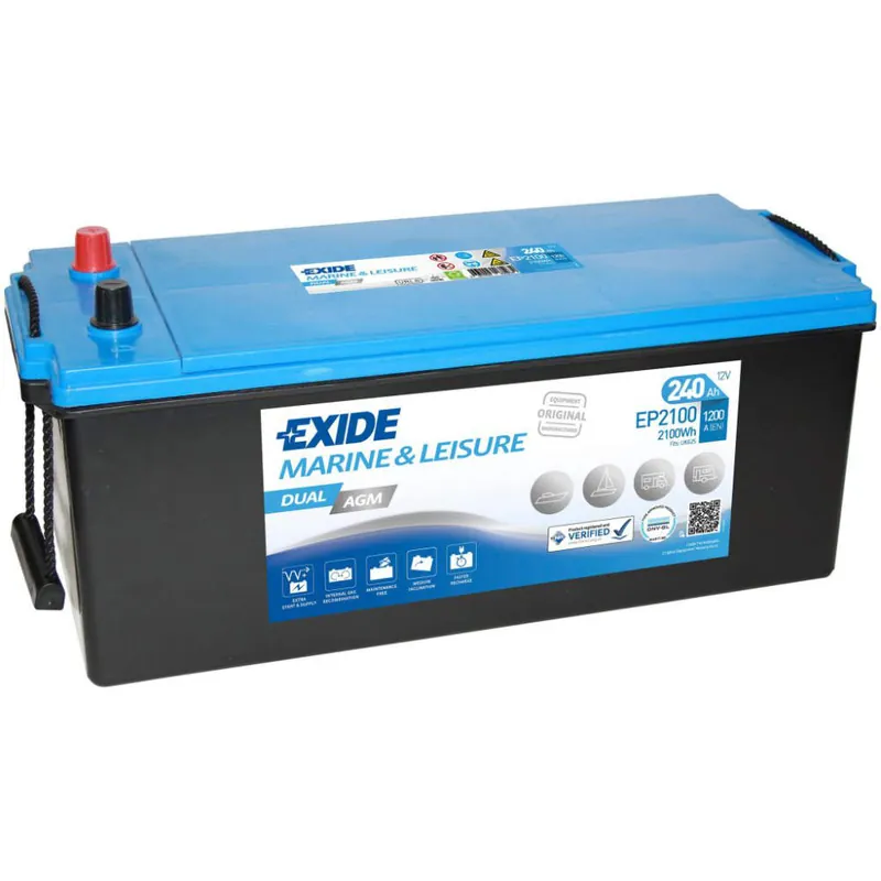 Exide Dual AGM EP 2100 - 240 Ah Solange Der Vorrat Reicht