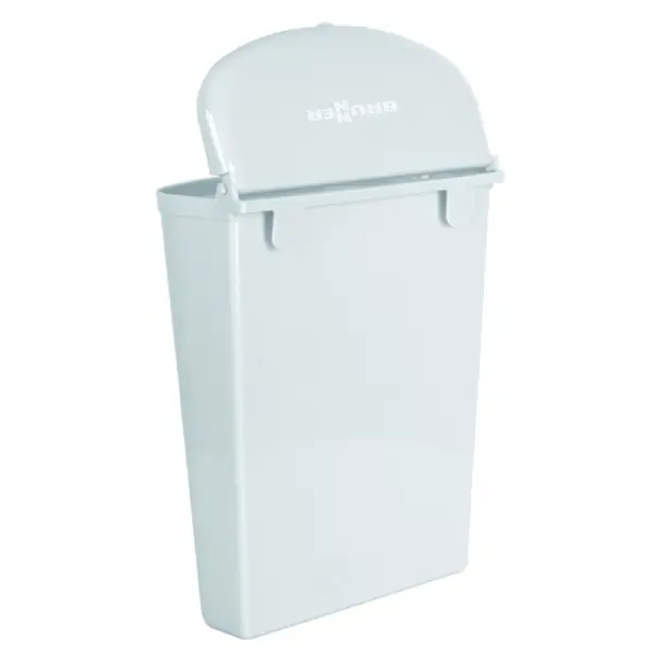 Brunner Abfallbehälter Pillar 5,5 Liter, weiß Expressversand
