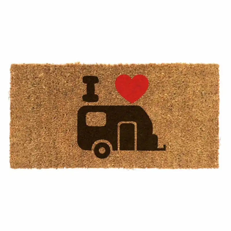 Arisol Kokosmatte mit Wohnwagen-Motiv Markenprodukt