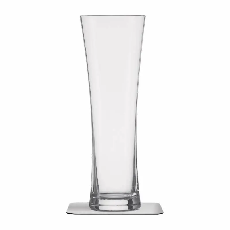 Silwy Bier-Kristallglas mit Magnet 330 ml, 2er-Set mit Untersetzer Preis Gesenkt