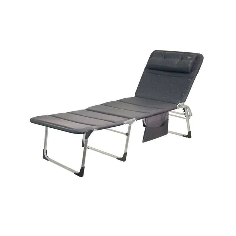 Crespo Dreibeinliege Deluxe anthrazit AL/363-NDL-40, gepolstert Neue Kollektion