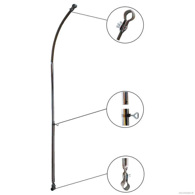 Stahl Dachauflagestange gebogen 22 mm, 110-160 cm Sofort Bestellen