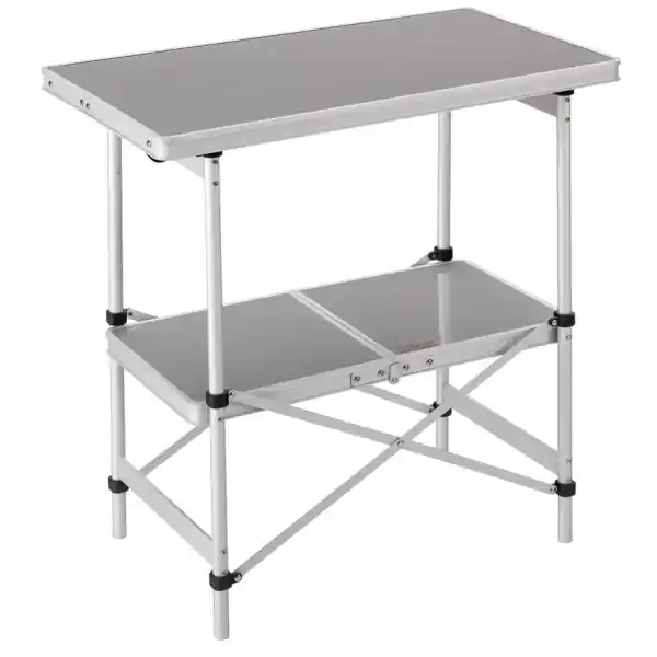 Alu Falttisch mit 2 Ebenen 72 x 40 cm Sale