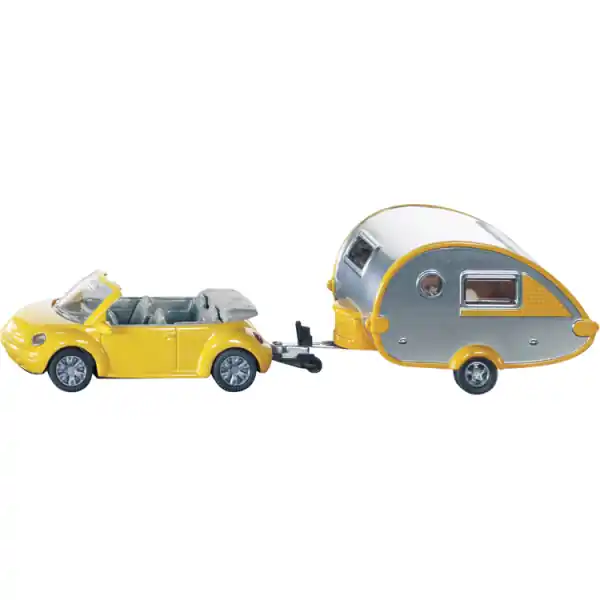 Preiswert Siku VW-Beetle mit Wohnwagen 18 cm