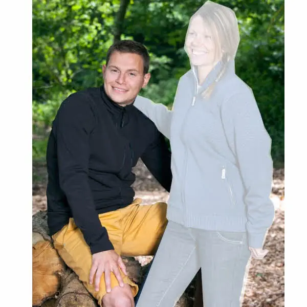 Isabella Fleece Jacke für Herren, Gr. M Geprüft