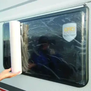 Nur Heute Hindermann Fensterschutzfolie für Schutzhüllen, Höhe 50 cm, Länge 30 m
