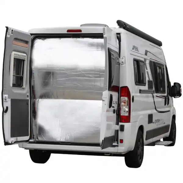 Neu Im Sortiment Hindermann Thermovorhang beige Hecktür Fiat Ducato ab 07/2006