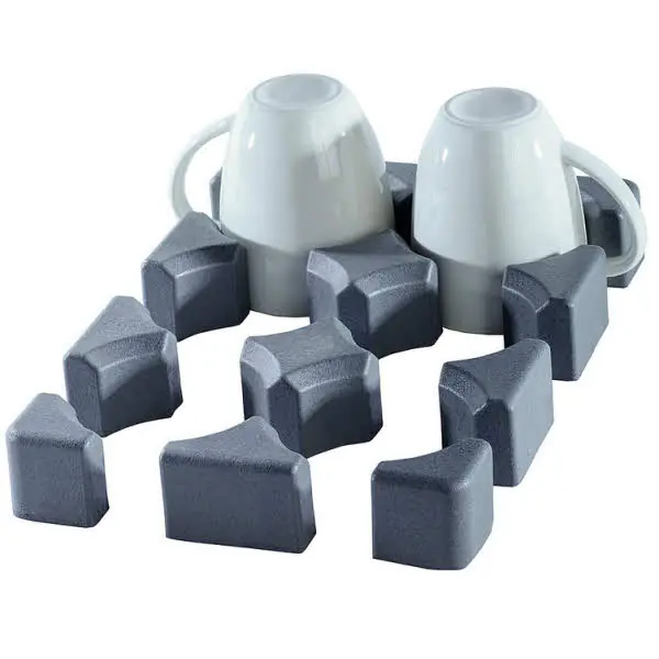 Purvario Glas-/Tassenhalter Modul I, Ausführung niedrig Super-Preis