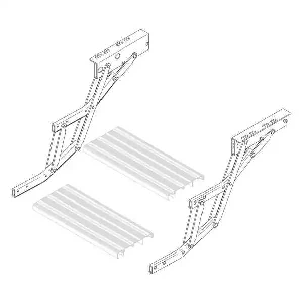 Thule Schere rechts Omnistep 12 V double alu (Nr. 1500600419) Super-Preis