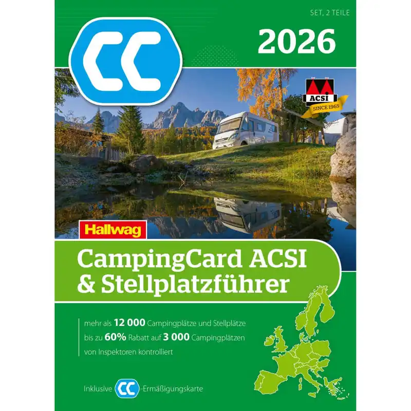 ACSI CampingCard und Stellplatzführer 2026 Must-Have